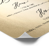 カリグラフィー スクリプト シグネチャー ドリンク ウェディング サイン (角)