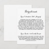 カリグラフィー ディレクションカード エンクロージャーカード (正面/裏面)