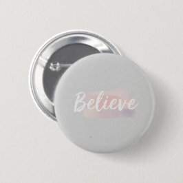 カリグラフィー Believe 缶バッジ