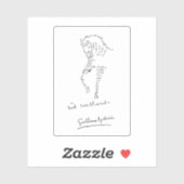 カリグラムシュヴァル・ギローム・アポリーネア シール (シート)