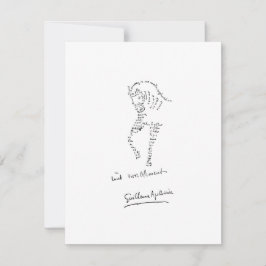 カリグラムシュヴァル・ギローム・アポリーネア ノートカード