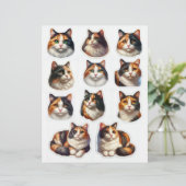 カリコかわいらし猫イラストフッシーカット (スタンド正面)