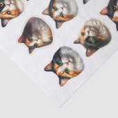 カリコかわいらし猫フッシー切り 薄葉紙 (詳細)