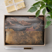 カリコの子猫が紅葉の切り離し 薄葉紙 (ギフト)