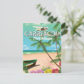 カリコウ旅行ポスター ポストカード (スタンド正面)