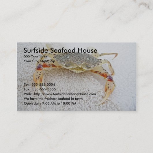 カリコカニの名刺 名刺 (正面)