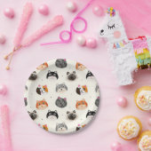 カリコキティキャット紙プレート ペーパープレート (パーティー)