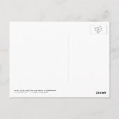 カリコキャットとテディベア |キャットアートはがき ポストカード (裏面)