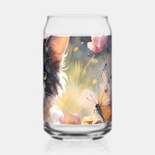 カリコキャットアンド蝶イン春ガーデン ガラス缶 (裏面)