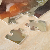 カリコキャットアンド蝶イン春ガーデン ジグソーパズル (側面)