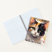 カリコキャットアンド蝶イン春ガーデン ノートブック (内部)