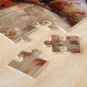 カリコキャットウィンターシ絵を描ーン ジグソーパズル (側面)