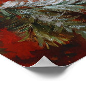 カリコキャットウィンターシ絵を描ーン ポスター (角)