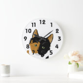 カリコキャットウォールクロック ラージ壁時計 (ホーム)