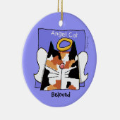カリコキャットエンジェルがパーソナライズ セラミックオーナメント (右)