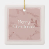 カリコキャットクリスマスセラミックオーナメント セラミックオーナメント (裏面)