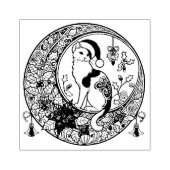 カリコキャットクリスマス ラバースタンプ (インプリント)