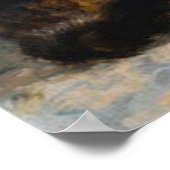 カリコキャットグレーキットン絵画ファインアート ポスター (角)