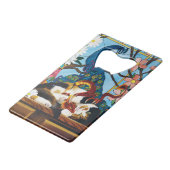 カリコキャットドラゴンレッド クレジットカード栓抜き (正面アングル)