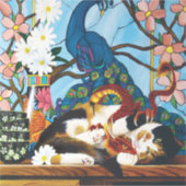 カリコキャットドラゴンレッド シール (正面)