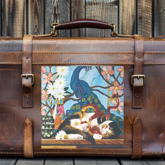 カリコキャットドラゴンレッド シール