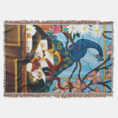 カリコキャットドラゴンレッド スローブランケット (正面)