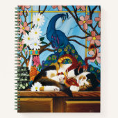 カリコキャットドラゴンレッド ノートブック (正面)