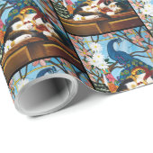 カリコキャットドラゴンレッド ラッピングペーパー (ロールコーナー)