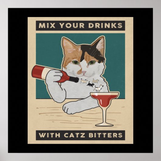 カリコキャットバーテンダー ポスター (正面)