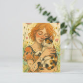 カリコキャットママ ポストカード (スタンド正面)