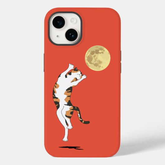 カリコキャットムーン踊りケースメイトiPhoneケース Case-Mate iPhoneケース (裏面)