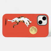 カリコキャットムーン踊りケースメイトiPhoneケース Case-Mate iPhoneケース (裏面 (横))