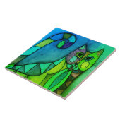 カリコキャット抽象芸術デジ絵画タル タイル (側面)