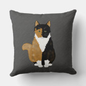 カリコキャット装飾用クッション クッション (裏面)