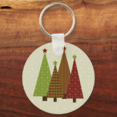 カリコクリスマスツリーズキーチェーン キーホルダー (正面)