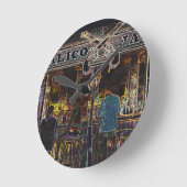 カリコジャックスグランドケイマンアイランド ラウンド壁時計 (傾斜)