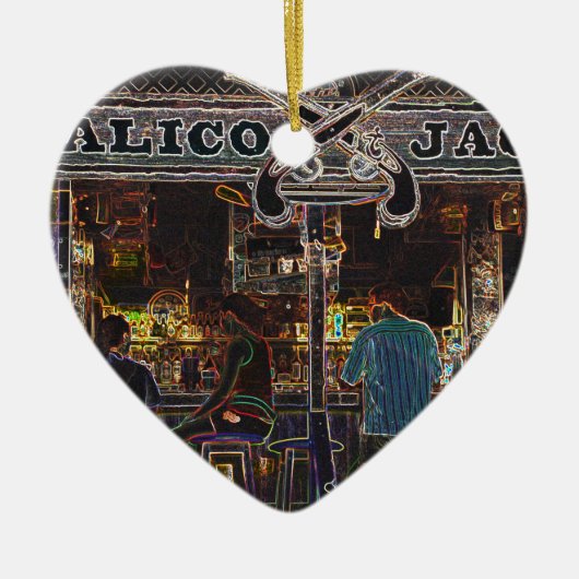 カリコジャックスグランドケイマン島 セラミックオーナメント (正面)