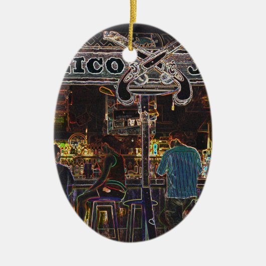 カリコジャックスグランドケイマン島 セラミックオーナメント (正面)