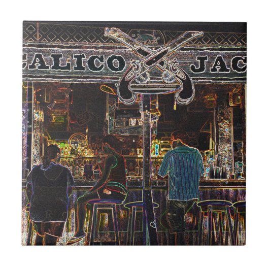 カリコジャックスグランドケイマン島 タイル (正面)