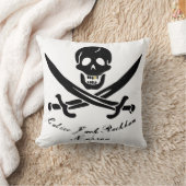 カリコジャックナッソー海賊旗ジョリーロジャー クッション (ブランケット)