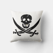 カリコジャックナッソー海賊旗ジョリーロジャー クッション (裏面)