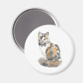 カリコファンシーネコ マグネット (正面/裏面)