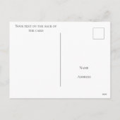 カリコロンビア色の休日はがき シーズンポストカード (裏面)