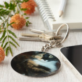 カリコ恋しく思子猫 キーホルダー (側面)