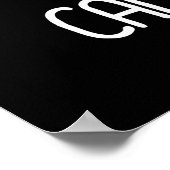 カリコ猫が好き？かわいい三毛猫 ポスター (角)