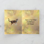 カリコ猫とハッピーバースデー カード (内部)