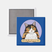 カリコ猫好き マグネット (正面/裏面)