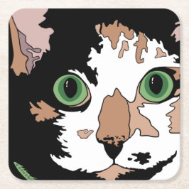 カリコ猫 スクエアペーパーコースター