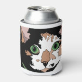 カリコ猫 缶クーラー (缶正面)