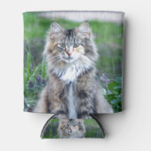 カリコ猫 缶クーラー (正面)